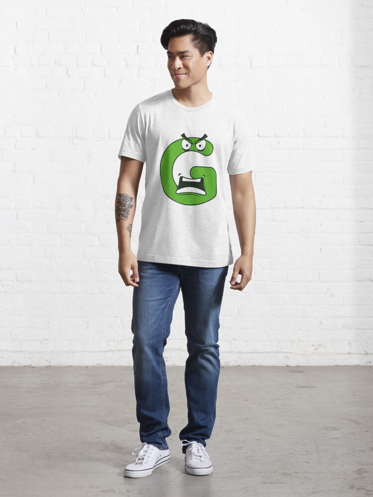  Emotion Letter G Alphabet Lore T-Shirt : Clothing