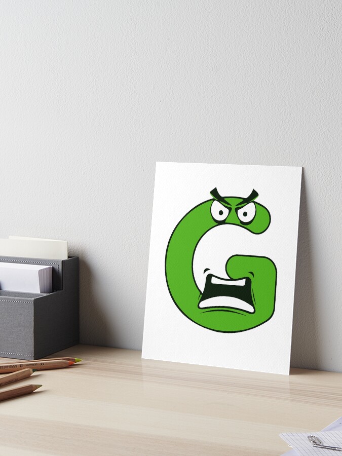 Emotion Letter S Alphabet Lore, Angry Latter Alphabet Lore Poster