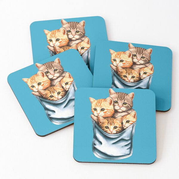 Item preview, Cute Cats  in Pocket | So many cute kittens in the pocket designed and sold by TeeARTHY.