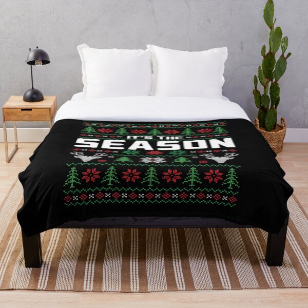 Item preview, It's the Season Green and Red Ugly Christmas Sweather designed and sold by RepublicOfFire.