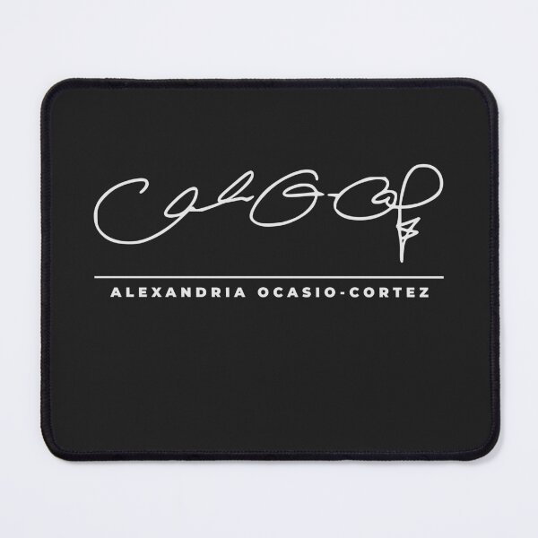 Item preview, Alexandria Ocasio-Cortez signature t-shirt designed and sold by CMYKStudio.