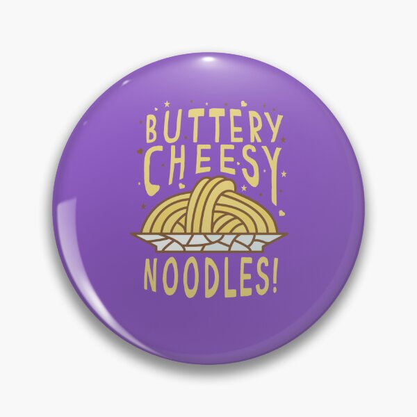 Item preview, Buttery Cheesy Noodles - Funny Cute Pasta lover Design designed and sold by Dorkification.