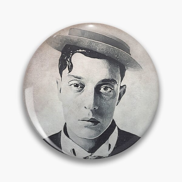 Item preview, Buster Keaton Art - oil paint - D54 designed and sold by DecoVintage.