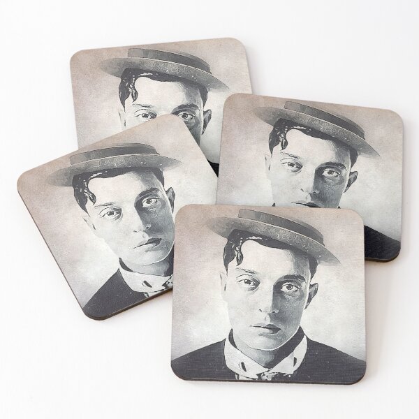 Item preview, Buster Keaton Art - oil paint - D54 designed and sold by DecoVintage.