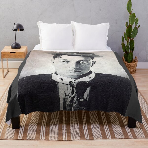 Item preview, Buster Keaton Art - oil paint - D54 designed and sold by DecoVintage.