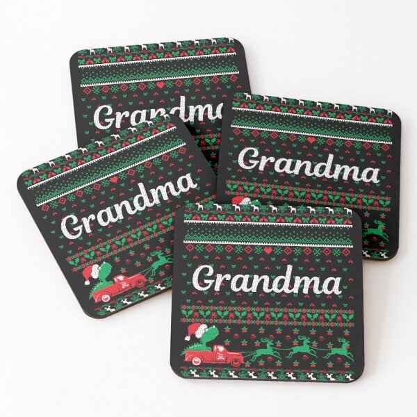 Item preview, Grandma T-Rex Green and Red Ugly Christmas Sweather designed and sold by RepublicOfFire.