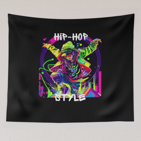 Item preview, Woman Dancing In Graffiti Look Hip-hop Style designed and sold by PD-Store.