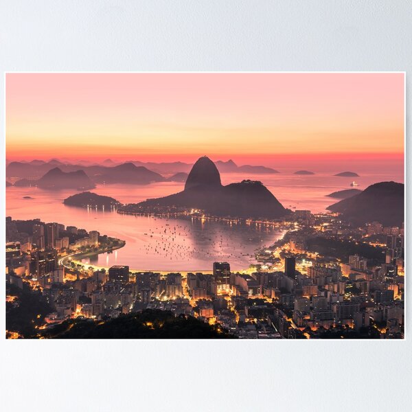 Item preview, Sonnenaufgang in Rio de Janeiro designed and sold by scenerymerch.