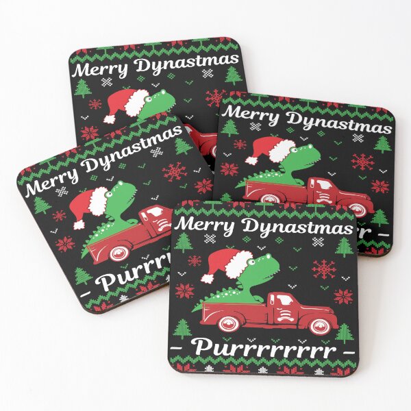 Item preview, Merry Dynastmas T-Rex Ugly Christmas Sweather designed and sold by RepublicOfFire.