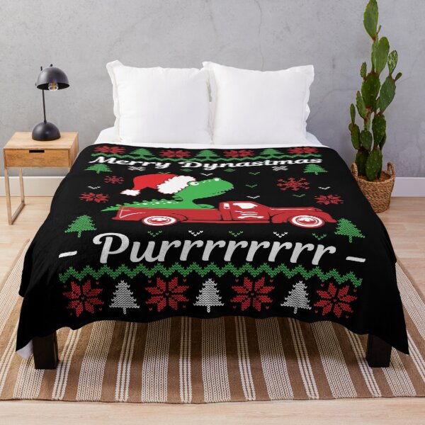 Item preview, Merry Dynastmas T-Rex Ugly Christmas Sweather designed and sold by RepublicOfFire.