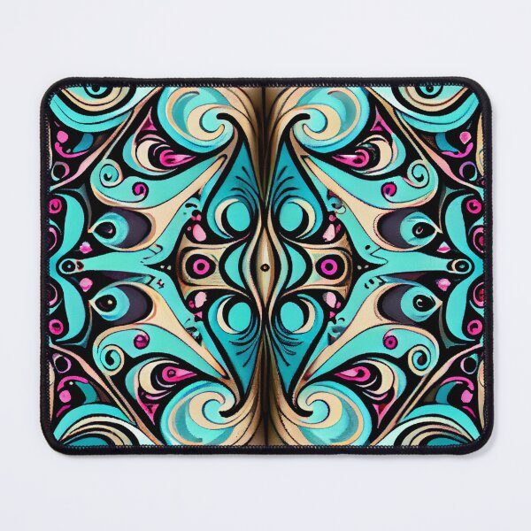 Artikelvorschau, Bright Colorful Blue Elegant Design Digital Painting entworfen und verkauft von CodeAndColors.