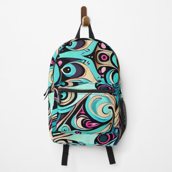 Artikelvorschau, Bright Colorful Blue Elegant Design Digital Painting entworfen und verkauft von CodeAndColors.
