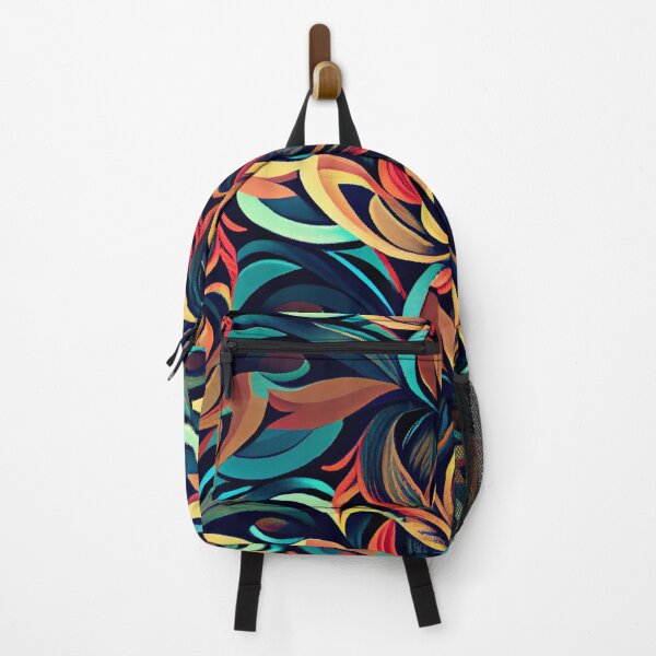 Item preview, Bright Fancy Colorful Modern Design Digital Painting designed and sold by CodeAndColors.