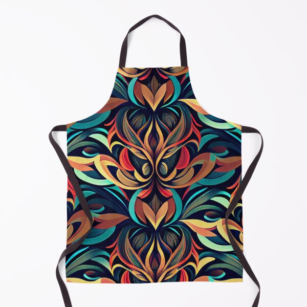Item preview, Bright Fancy Colorful Modern Design Digital Painting designed and sold by CodeAndColors.