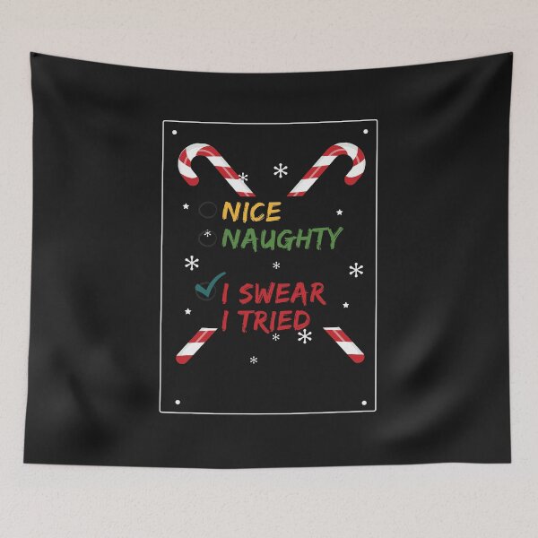 Item preview,  nice naughty i swear i tried designed and sold by Renovapring ⭐⭐⭐⭐⭐.