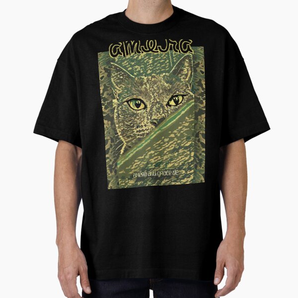 CATS AMERA AND GRACE CAMOUFLAGE Oversized T-Shirt