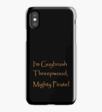 I'm Guybrush Threepwood, Mighty Pirate! iPhone Case