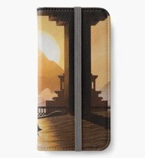 goldener Sand iPhone Flip-Case/Hülle/Skin