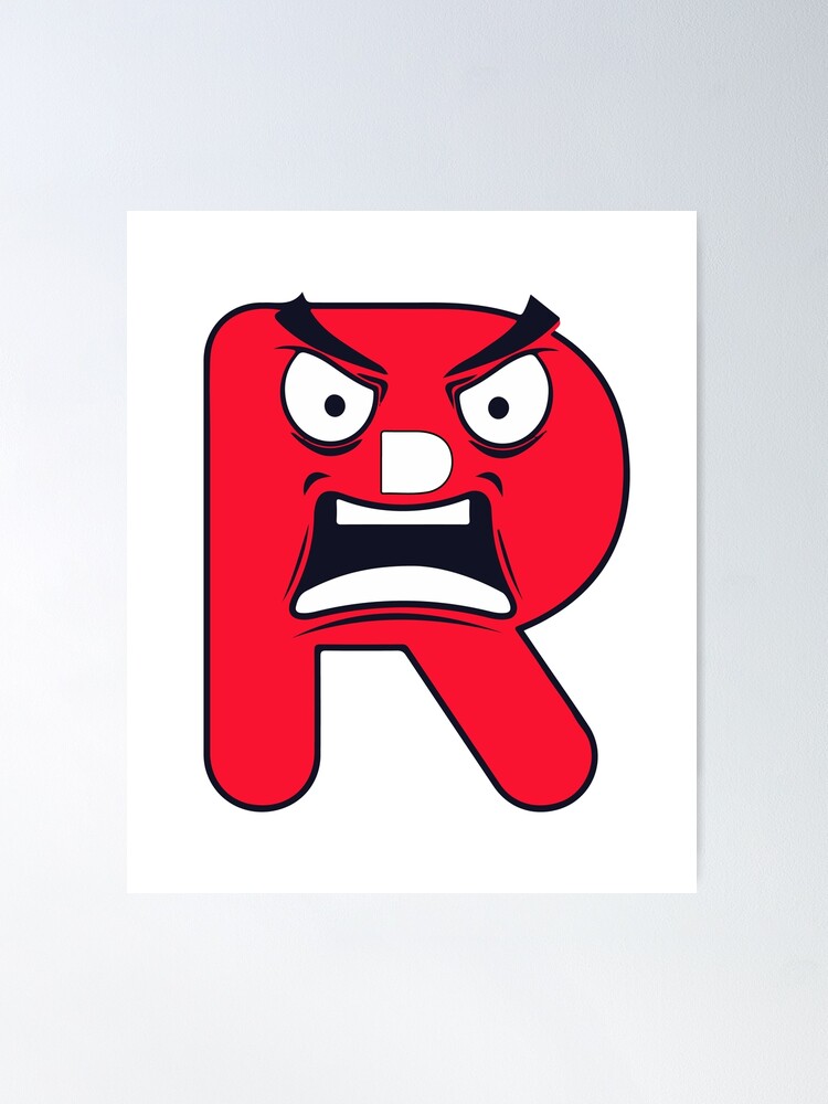 Emotion Letter G Alphabet Lore, Angry Latter Alphabet Lore Poster