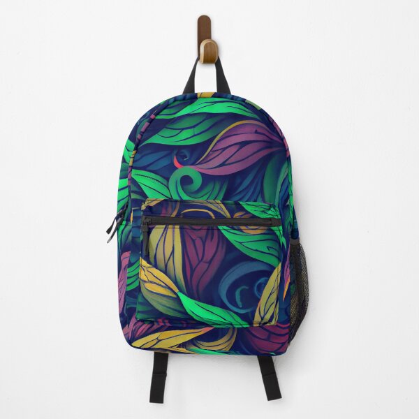 Item preview, Bright Colorful Fern Floral Pattern Design Digital Painting designed and sold by CodeAndColors.