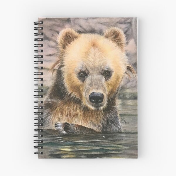 Item preview, Grizzly bear in the river | wild animal designed and sold by NathBros.