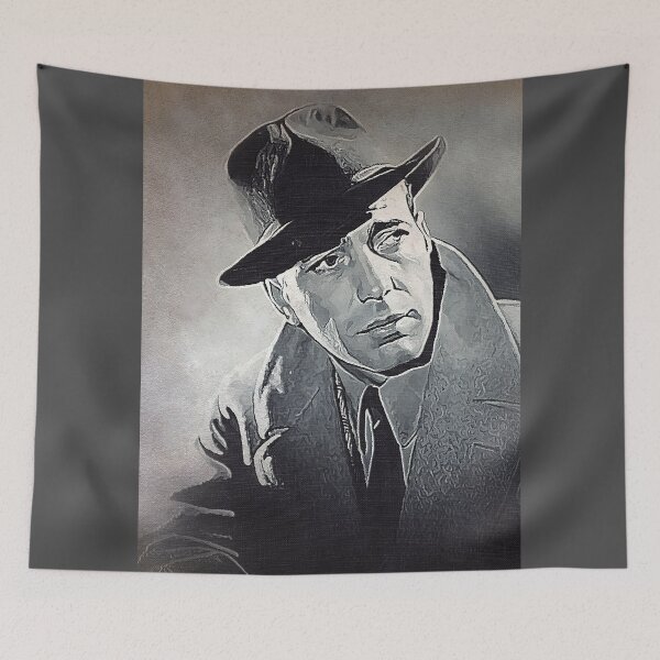 Item preview, Humphrey Bogart Art - oil paint - D56 designed and sold by DecoVintage.