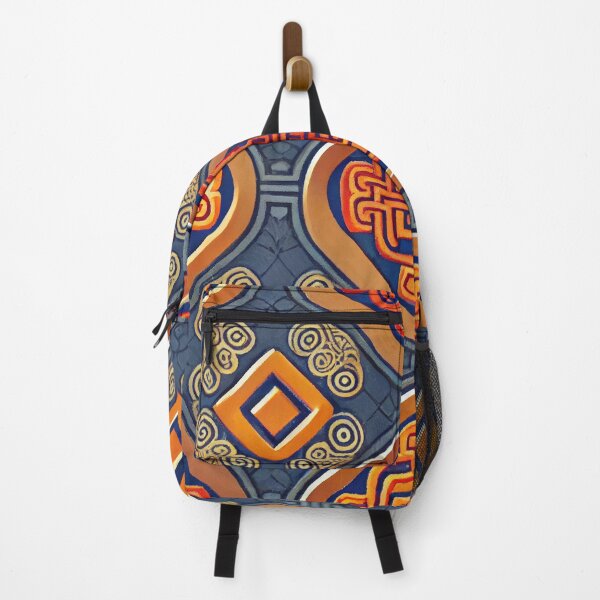 Artikelvorschau, Bright Stone Aztec Aesthetic Pattern Digital Painting entworfen und verkauft von CodeAndColors.