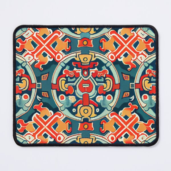 Artikelvorschau, Bright Vintage Asian Aesthetic Pattern Print Digital Painting entworfen und verkauft von CodeAndColors.