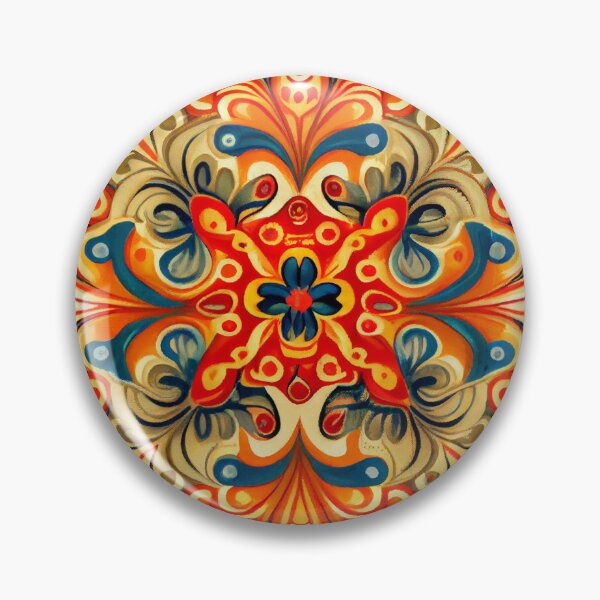 Artikelvorschau, Bright Elegant Floral Pattern Print Digital Painting entworfen und verkauft von CodeAndColors.