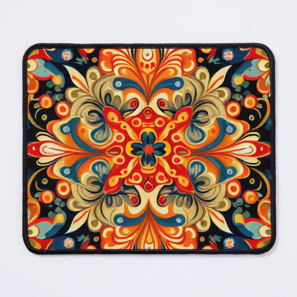 Artikelvorschau, Bright Elegant Floral Pattern Print Digital Painting entworfen und verkauft von CodeAndColors.