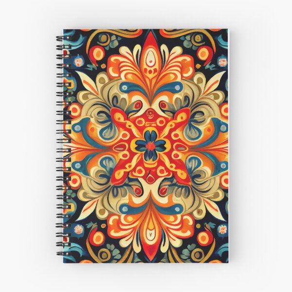 Item preview, Bright Elegant Floral Pattern Print Digital Painting designed and sold by CodeAndColors.