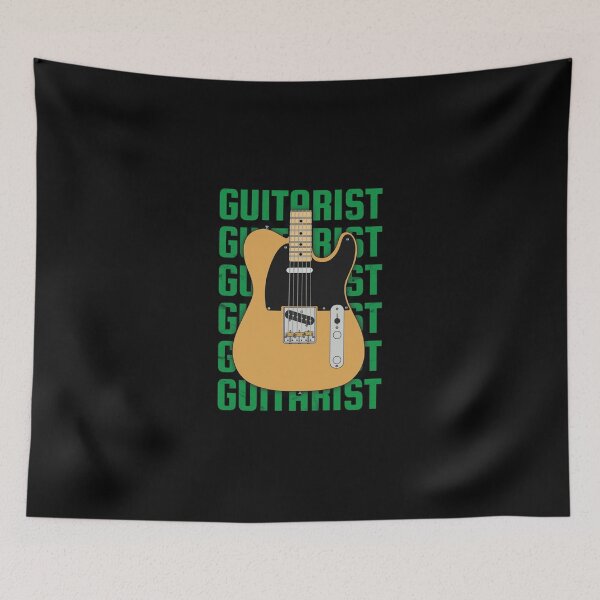 Item preview, Guitarist Repeated Text T-Style Electric Guitar Body Lightweight Hoodie designed and sold by tyalabenzyu.