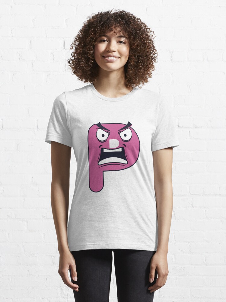 Alphabet Lore Letter P Pink cute T-Shirt