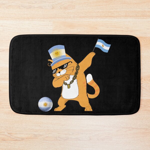 Item preview, Cool Dabbing Cat - Argentina Soccer designed and sold by Georgy09.