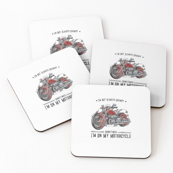 Item preview, I'm Not Always Grumpy, Sometimes I'm On My Motorcycle  designed and sold by Aimyashoppy.
