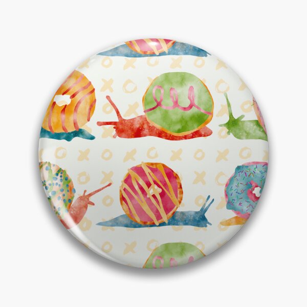 Item preview, Tropical Donut Snails Watercolor  designed and sold by Valerie Englehart.