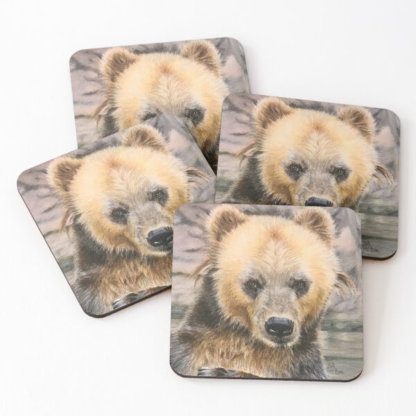 Item preview, Grizzly bear in the river | wild animal designed and sold by NathBros.