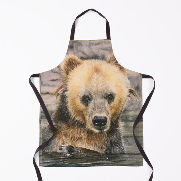 Item preview, Grizzly bear in the river | wild animal designed and sold by NathBros.