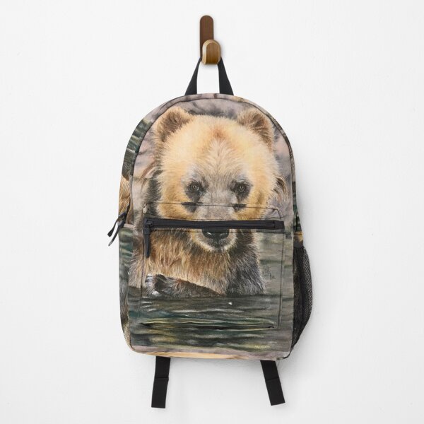 Item preview, Grizzly bear in the river | wild animal designed and sold by NathBros.