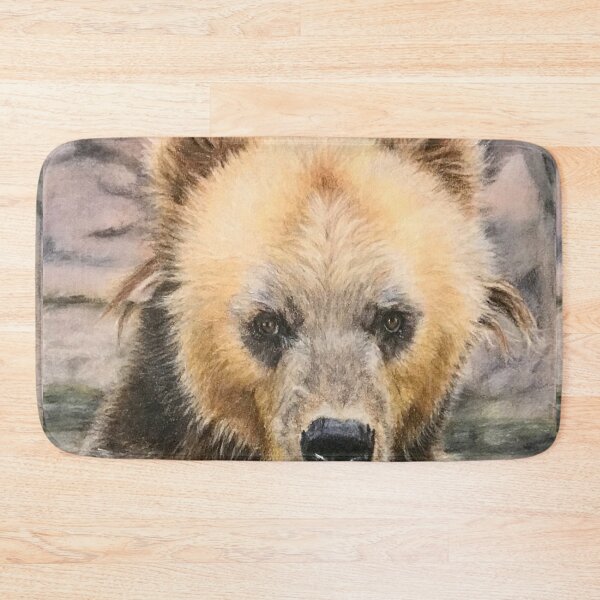 Item preview, Grizzly bear in the river | wild animal designed and sold by NathBros.