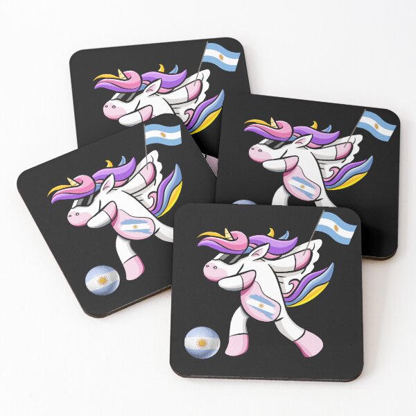 Item preview, Cool Dabbing Unicorn -  Argentina Soccer designed and sold by Georgy09.