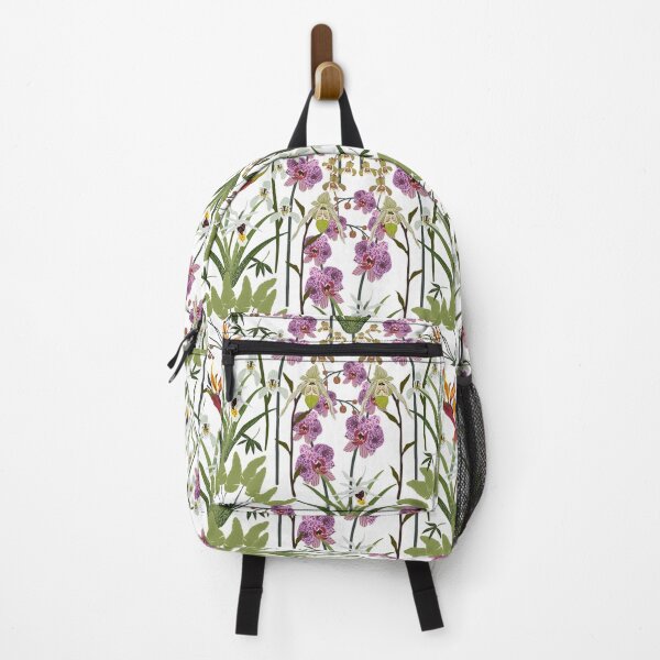 Item preview, Beautiful Jungle Orchids Pattern Purple Yellow Green designed and sold by Jaydee001.