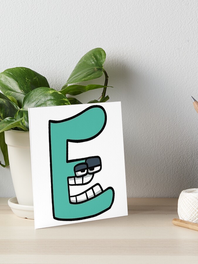 Emotion Letter B Alphabet Lore, Angry Latter Alphabet Lore Art Board Print  for Sale by zackup