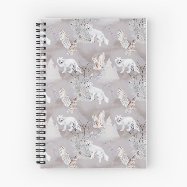 Item preview, Snow Fox White Winter Pattern designed and sold by WildAliceArt.