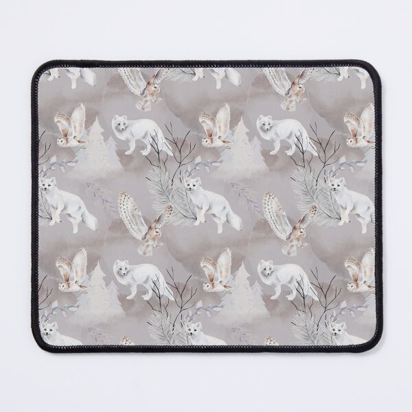 Item preview, Snow Fox White Winter Pattern designed and sold by WildAliceArt.