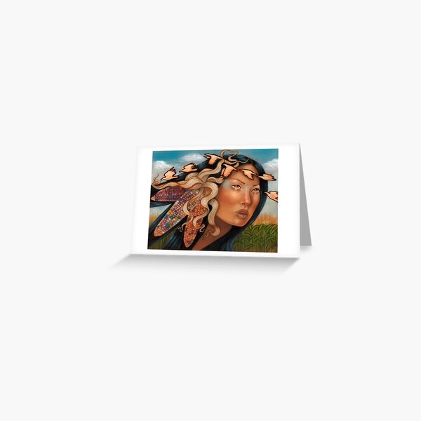 Selu Cherokee Native American Corn goddess Greeting Card
