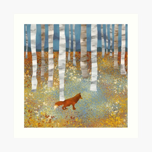 Autumn Fox Art Print