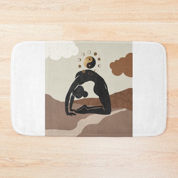 Item preview, Yoga Pose Art with Yinyang designed and sold by SpaceBabe.