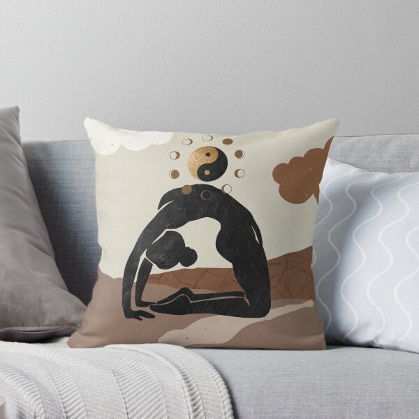 Item preview, Yoga Pose Art with Yinyang designed and sold by SpaceBabe.