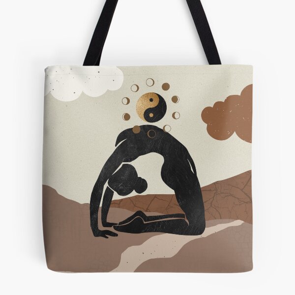 Item preview, Arte de pose de yoga con Yinyang designed and sold by SpaceBabe.
